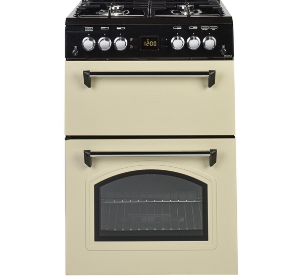 Leisure Classic CLA60GAC 60cm Double Oven Gas Cooker Cream LPG Convert