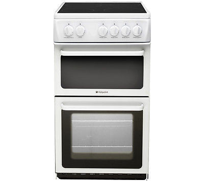 HOTPOINT HAE51PS Electric Ceramic Cooker White Safeer