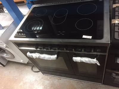 CDA RV961SS 90cm Twin Cavity Electric Range Cooker Stainless