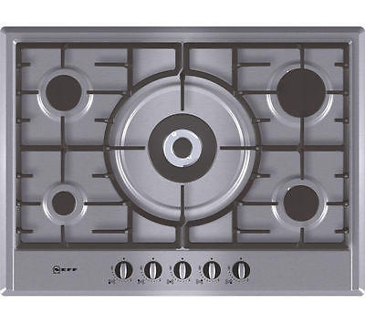 NEFF T25S56N0GB Gas Hob Stainless Steel solidsa Safeer Appliances Ltd