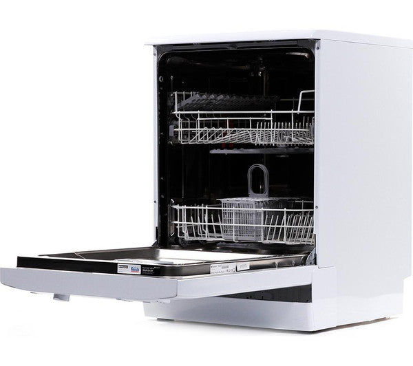 HOTPOINT Aquarius FDAL11010P Fullsize Dishwasher White Safeer