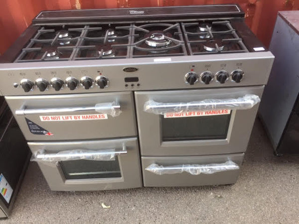 Belling Classic 110DFT 110cm Dual Fuel Range Cooker Silver