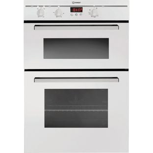 Indesit black deals double oven
