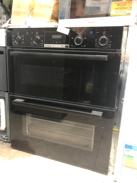 Bosch double shop oven black