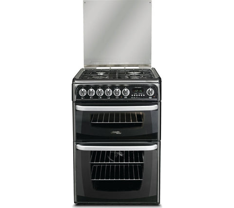 HOTPOINT CANNON CH60DHKFS - 60cm Dual Fuel Cooker - Black