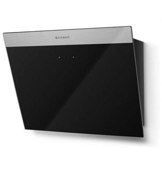 Faber Daisy B EG6 A55 55cm Angled Cooker Hood Black Glass 330.0529.064