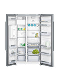 Siemens KA92DAI20G American Style Fridge Freezer, A+ Energy Rating, Stainless Steel