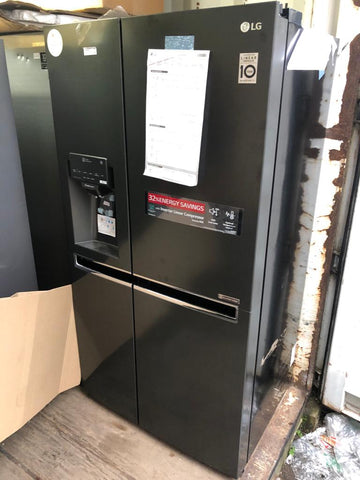 LG GSL761MCXV American-Style Smart Fridge Freezer - Black