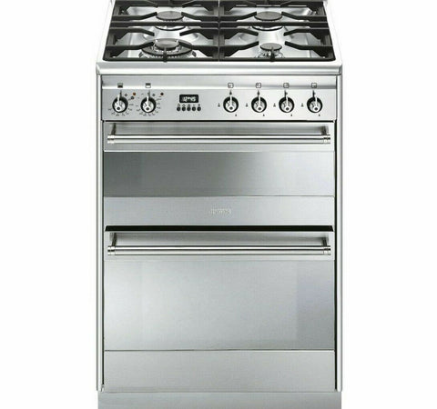 Smeg SUK62MX8 Dual Fuel Cooker - Stainless Steel