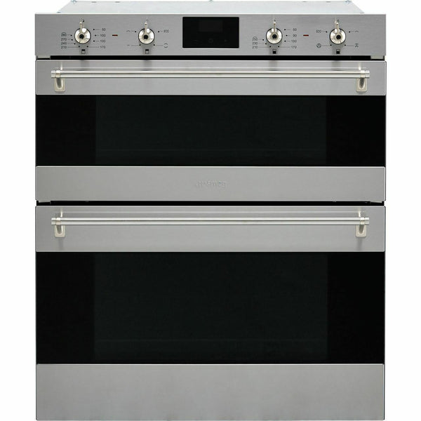 Smeg DUSF6300X Built Under 60cm Electric Double Oven A/B Stainless Ste