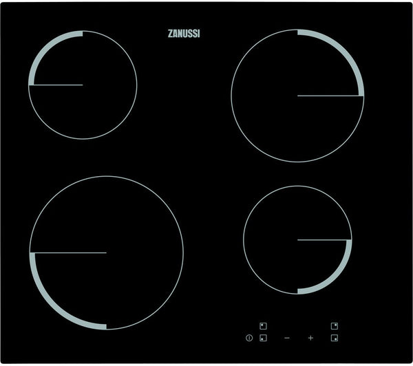 Zanussi ZEV6240FBA 60cm Ceramic Hob Black Safeer Appliances Ltd