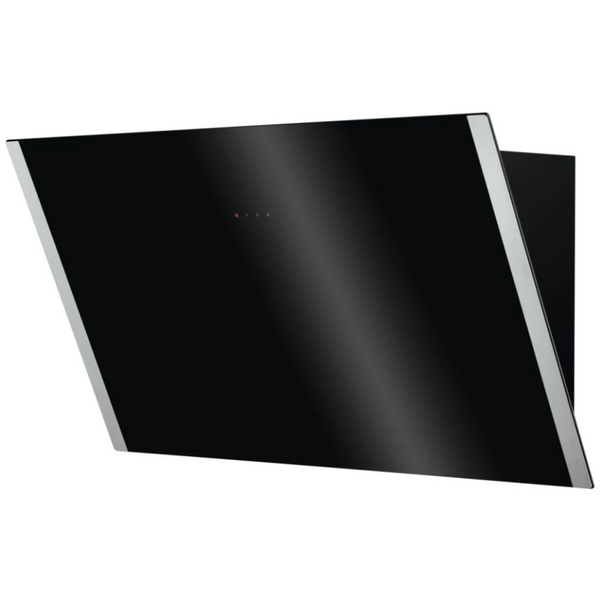 Zanussi ZHV94750BA Angled 90cm Black Glass Chimney Cooker Hood Safeer