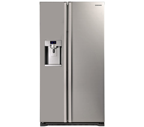 SAMSUNG RSG5UUMH American-Style Fridge Freezer Manhattan Silver Water & Ice