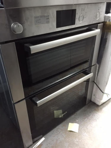 BOSCH HBN13B251B Electric Built under Double Oven Brushed Steel