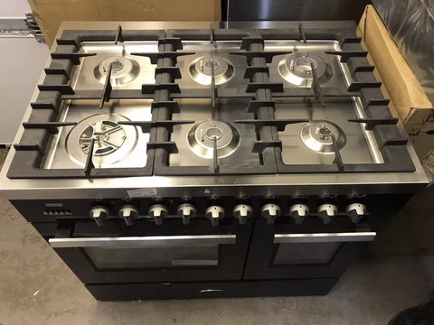 Britannia RC 9TG ST K 90cm Dual Fuel Range Cooker Black Gloss Safeer Appliances Ltd