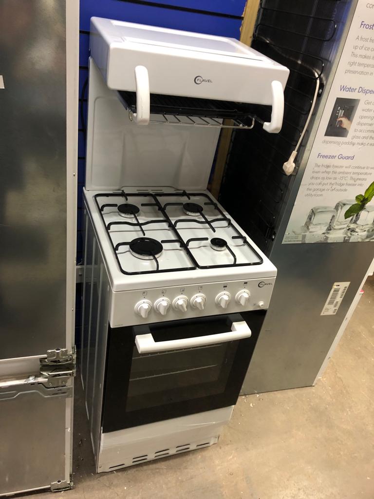 FLAVEL FHLG51W 50cm High Level Grill Gas Cooker White Safeer