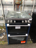 Hotpoint HDM67G0C2CX 60Cm Stainless Steel Gas Double Oven Cooker LPG Convertible