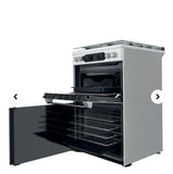 Hotpoint HDM67G8C2CX/UK A/A Dual Fuel Cooker 60cm LPG CONVERTIBLE