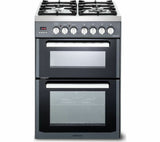 KENWOOD CK234DF SL 60 cm Dual Fuel Cooker - Grey & Chrome LPG Convertible