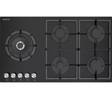 KENWOOD KGHOB9G21 88 cm Gas Hob Glass Black 5 Burner LPG CONVERTIBLE