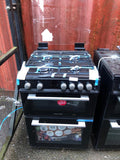MONTPELLIER MDOG60LK 60 cm Gas Cooker - Black & Silver LPG Convertible