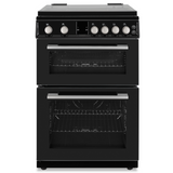MONTPELLIER MDOG60LK 60 cm Gas Cooker - Black & Silver LPG Convertible