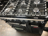 Smeg TR93GR Victoria Slate Grey 90cm Dual Fuel Range Cooker A Rated LPG CONVERTI