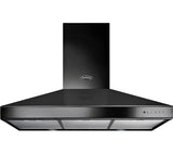 BELLING Classic Chimney Cooker Hood - Black 90cm