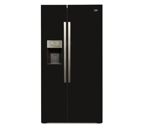 Beko ASP341B American Style Fridge Freezer in Black