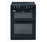 Belling FSE60DO 60cm Electric Double Oven Cooker in Black