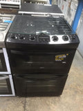 Zanussi ZCG63200BA Black 60cm Double Oven Gas Cooker