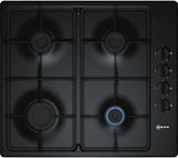NEFF T26BR46S0 Gas Hob - Black 60cm LPG Convertible