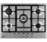 BEKO HCMW75225SX Gas Hob - Stainless Steel