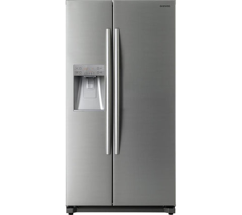 Daewoo american on sale fridge freezer black