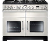 Rangemaster EXL110DFFIV/C Excel 110cm Dual Fuel Range Cooker - Ivory / Chrome