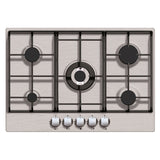 Baumatic Iberna BGHU700SS 70cm 5 Burner Gas Hob in Stainless Steel FSD LPG