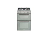 De Longhi DC-60DF 60cm Dual Fuel Double Cooker - Silver