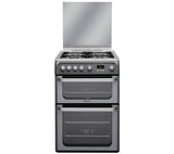 Hotpoint Ultima HUG61G - 60cm Gas Cooker - Graphite