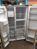 DAEWOO DRQ29NPES American-Style Fridge Freezer Silver