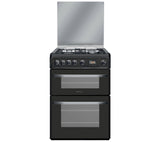 HOTPOINT DSG60GM Gas Cooker - Gun Metal