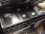 SMEG SYD4110BL - 110cm Dual Fuel Range Cooker – Black & Stainless Steel