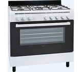 LOGIK LFTG90W14 Dual Fuel Range Cooker - White