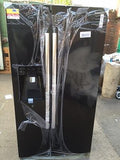 DAEWOO DRQ29DEB - American-Style Fridge Freezer - Black