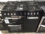 LEISURE AL90F230K Dual Fuel Range Cooker - Black