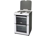 Electrolux EKG6046WN 60cm Freestanding Gas Cooker with Glass Lid