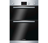 BOSCH HBM13B150B Electric Double Oven - Brushed Steel