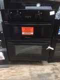 HOTPOINT UH53K Electric Built-under Double Oven - Black