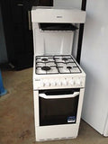 Beko BA52NEW 50cm High level Grill Gas Cooker - White