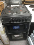 Indesit KD3E1AIR 50cm Electric Cooker With Seperate Grill in Black