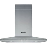 Hotpoint  HHC7.7AB Chimney Hood in Modern Stainless Steel